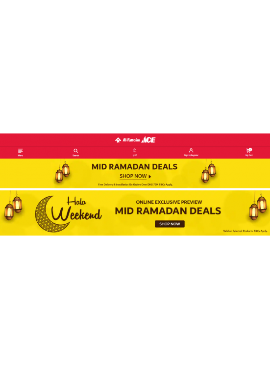 Mid Ramadan Deals From Ace Until 25th May Ace Offers Promotions