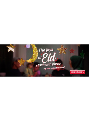 فرحة العيد تزيد مع البيتزا