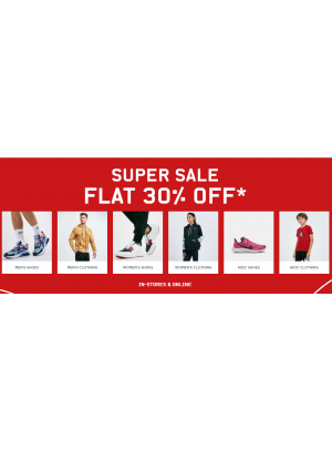 Super Sale - Flat 30% Off