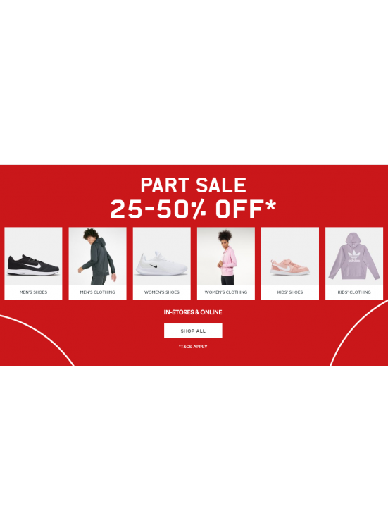 Part Sale 25% - 50%