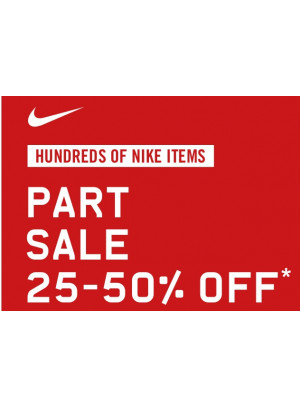 25% to 50% off on Nike Items