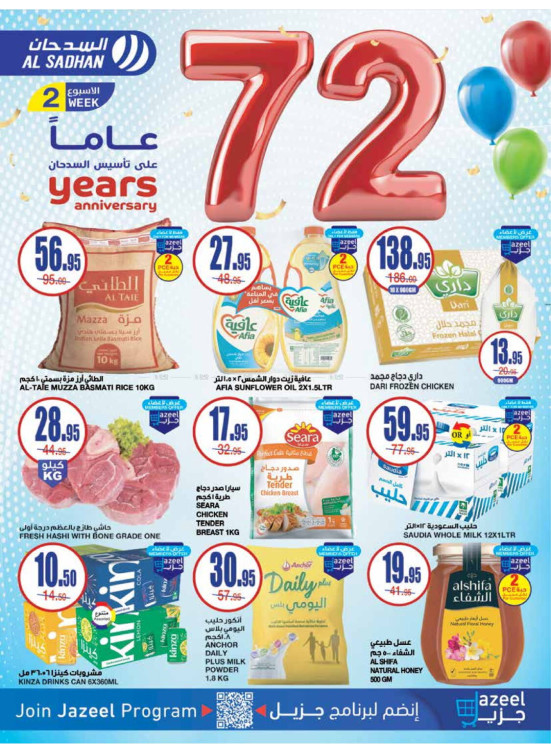عروض الذكرى السنوية 72، الأسبوع الثانى