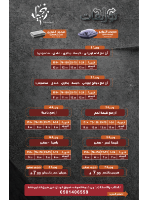 عروض وجبات التوزيعات