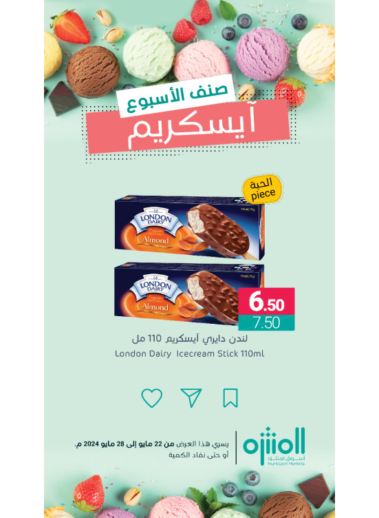 عروض الآيس كريم، العدد الثاني