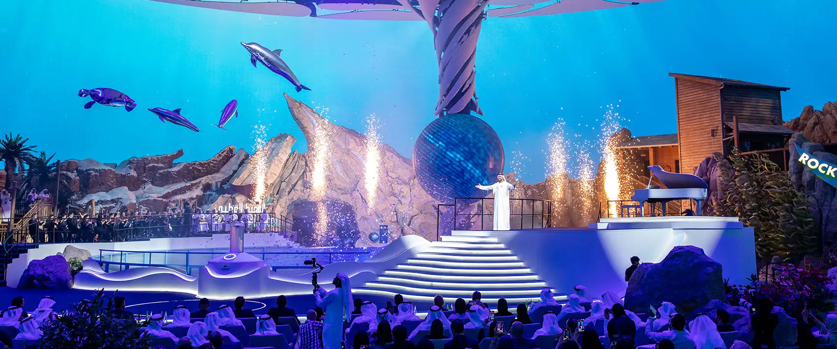Live shows and characters at SeaWorld Abu Dhabi
