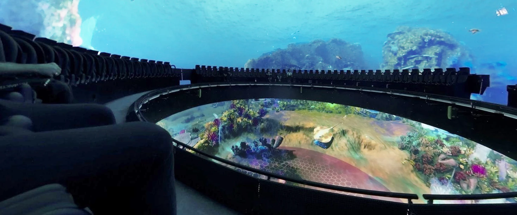 Hypersphere 360 multimedia sphere at SeaWorld Abu Dhabi