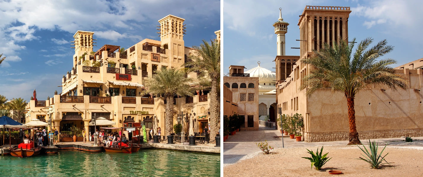 Old Dubai Al Fahidi Historical Neighbourhood free heritage lanes wind towers and souks