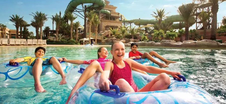 The lazy river experience