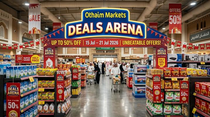 Abdullah AlOthaim Markets Deals Arena Up to 50% Off in UAE, Saudi Arabia – 15-21 July 2026