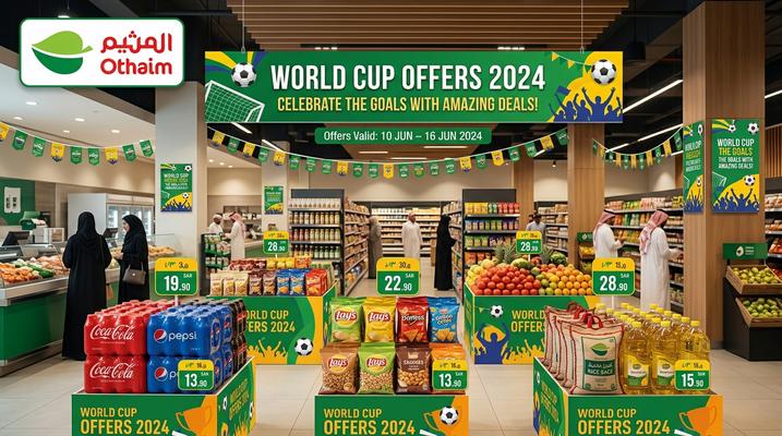 أقوى عروض كأس العالم من أسواق عبدالله العثيم في السعودية – تخفيضات حتى 16 يونيو 2026