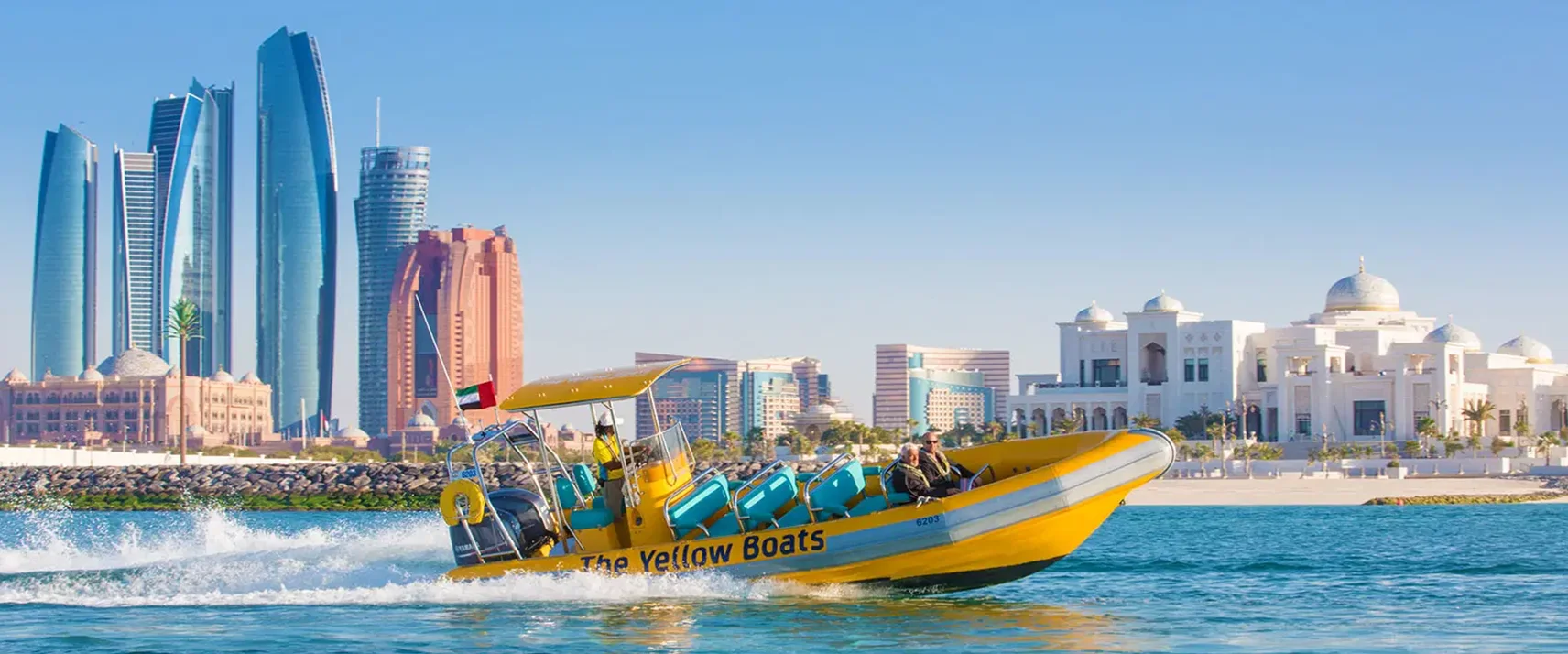 January boat tour through Abu Dhabi mangroves with flamingos and herons