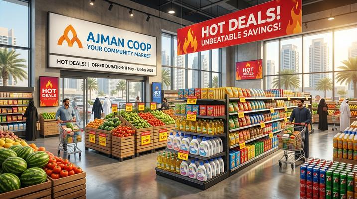 Ajman Coop Hot Deals: Massive Savings in Ajman, UAE | 11–13 May 2026