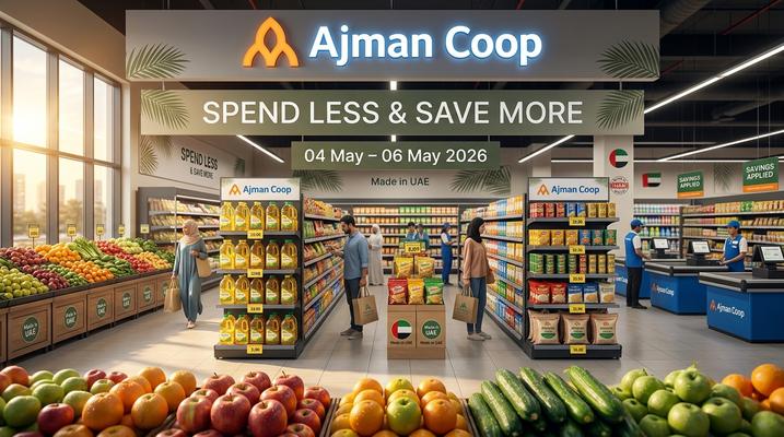Ajman Coop Spend Less & Save More Offers in Ajman, UAE – 4-6 May 2026