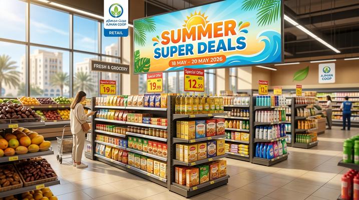 Ajman Coop Summer Super Deals: Best Offers in Ajman, UAE – 18-20 May 2026