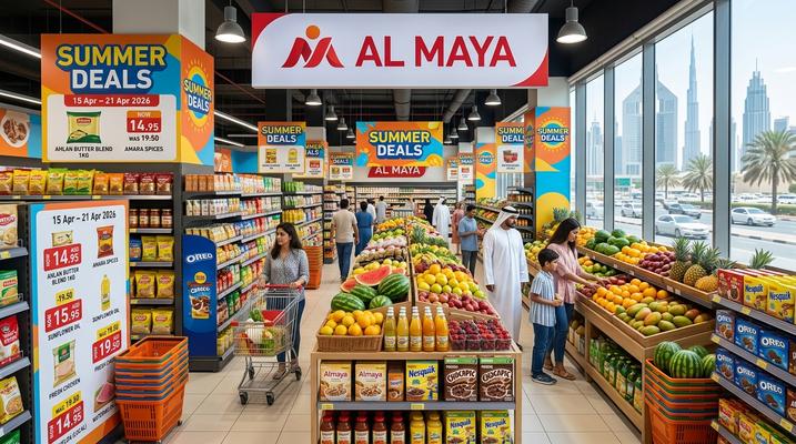 عروض المايا الصيفية في الإمارات من 15 حتى 21 أبريل 2026 – خصومات مميزة على المواد الغذائية والمنزلية