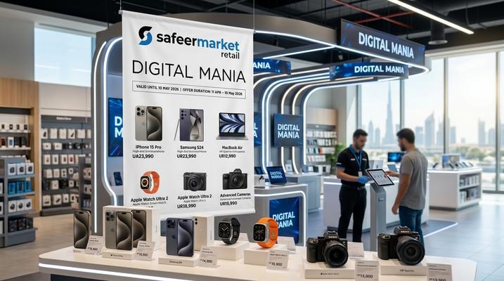 عروض السفير هايبر ماركت على المنتجات الرقمية في الإمارات من 17 أبريل حتى 10 مايو 2026