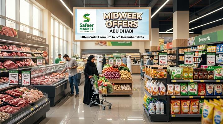 Al Safeer Hypermarket Midweek Offers in Abu Dhabi, UAE – 27 to 29 Apr 2026