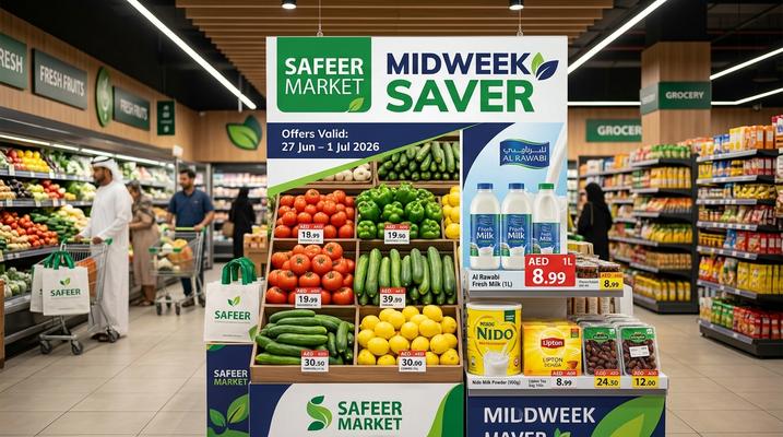 Al Safeer Hypermarket Midweek Saver Offers in UAE – 29 Jun to 01 Jul 2026