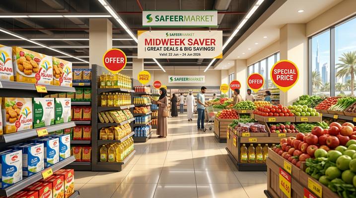 Al Safeer Hypermarket Midweek Saver – Fresh Deals in UAE | 23-24 Jun 2026