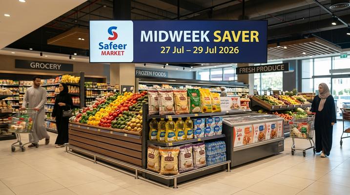 Al Safeer Hypermarket Midweek Saver Offers in UAE – July 27–29, 2026