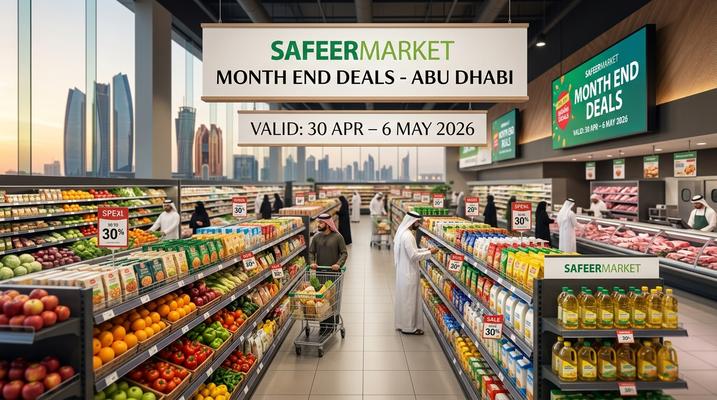 Al Safeer Hypermarket Month End Deals UAE: Best Offers in Abu Dhabi, Sharjah & More Until 6 May 2026