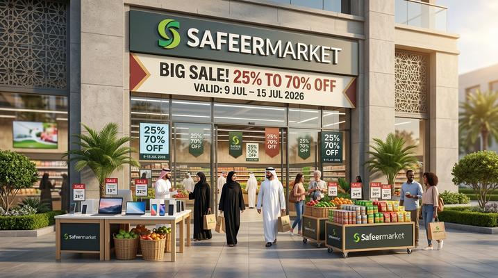 Al Safeer Hypermarket Sale 25-70% Off in UAE – 09-15 July 2026 Deals