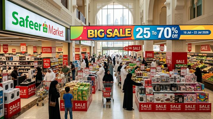 Al Safeer Hypermarket Sale: Up to 70% Off Across Abu Dhabi, Al Ain & UAE Cities – 16-22 July 2026