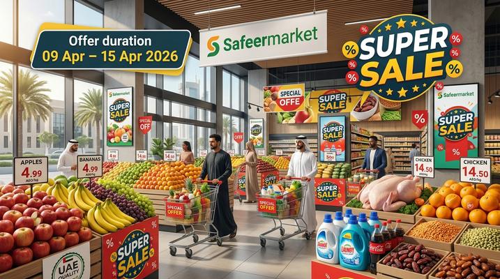 عروض السفير هايبر ماركت الكبرى في الإمارات من 9 حتى 15 أبريل 2026 – خصومات تصل إلى 74%