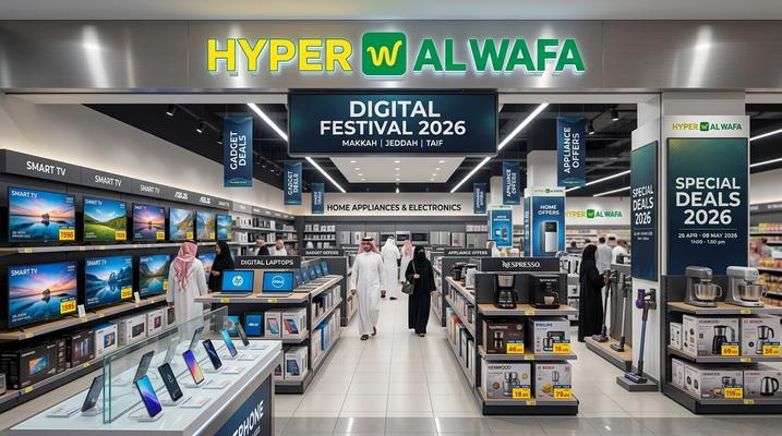 Al Wafa Hypermarket Digital Festival Offers in Makkah, Jeddah & Taif, Saudi Arabia – 26 Apr to 9 May 2026