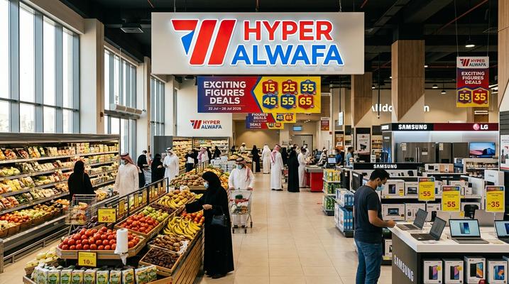 Al Wafa Hypermarket Exciting Figures Deals in KSA (Riyadh & Al Kharj) – Up to 70% Off | 22-28 Jul 2026