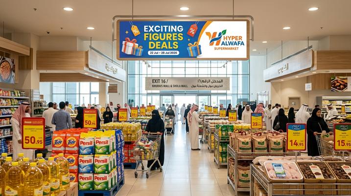 Al Wafa Hypermarket Offers: Exciting Figures Deals in Riyadh, Saudi Arabia (22–28 July 2026)