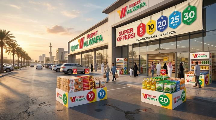 Al Wafa Hypermarket Offers in Riyadh & Al Kharj, Saudi Arabia – 5 to 30 SAR Deals (8–14 Apr 2026)