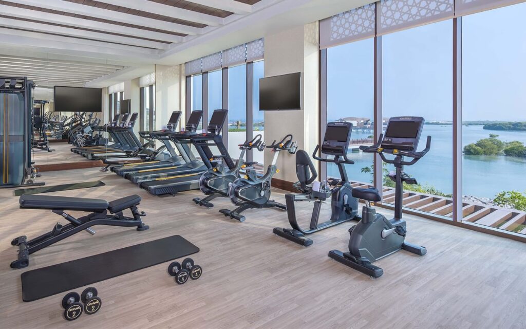 Technogym-equipped fitness centre at Anantara Mina Al Arab in Ras Al Khaimah