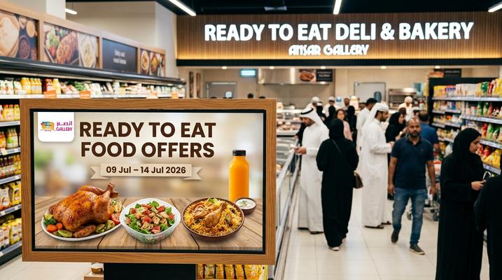 Ansar Gallery Ready to Eat Food Offers in UAE, Qatar – July 9-14, 2026
