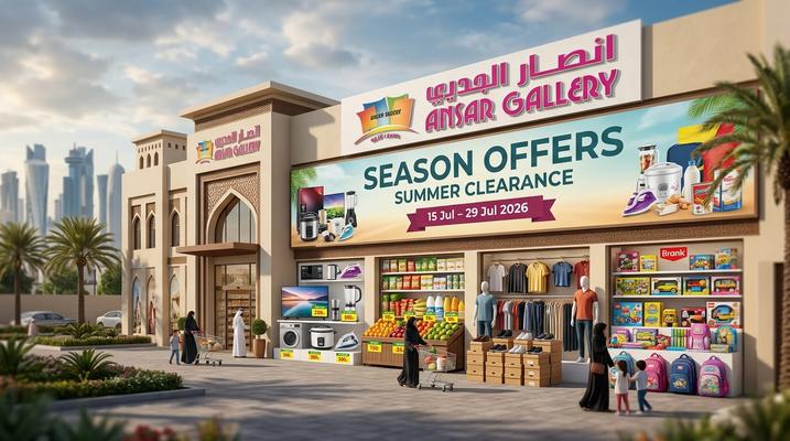 Ansar Gallery Season Offers: Huge Discounts on Furniture, Tiles & Bedding in UAE, Qatar (15–29 July 2026)