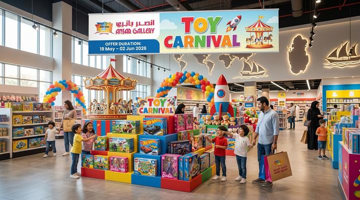 Ansar Gallery Toy Carnival 2026: Amazing Toy Deals in UAE, Qatar (May 19 – Jun 2)