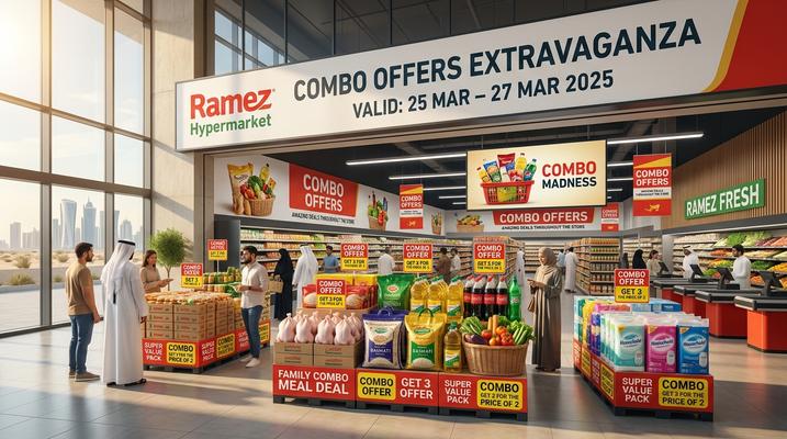 Aswaq Ramez Combo Offers in Doha, Qatar – 25 to 27 March 2025 | Up to 43% Off