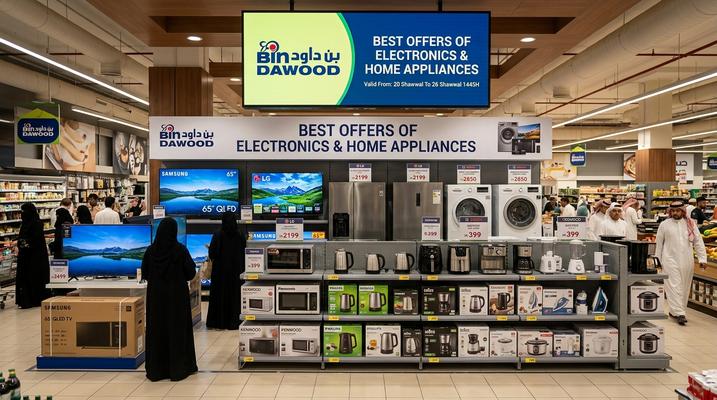 عروض بن داود على الأجهزة الكهربائية والإلكترونيات في السعودية – خصومات تصل إلى 42%