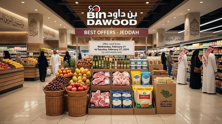عروض بن داود الأقوى في جدة - السعودية | خصومات تصل إلى 57%