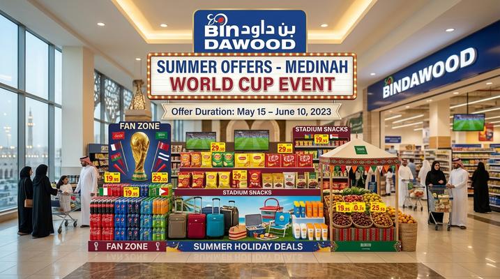 Bin Dawood Medinah Offers: World Cup & Summer Deals 15–21 July 2026 | KSA