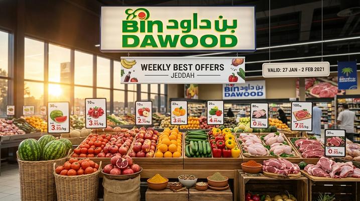 Bin Dawood Weekly Best Offers in Jeddah, Saudi Arabia – Up to 50% Off on Groceries, Dairy & More