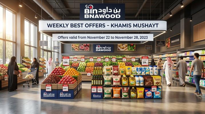 عروض بن داود الأسبوعية في خميس مشيط السعودية - خصومات تصل إلى 60%