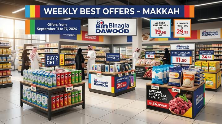 Bin Dawood Makkah Weekly Best Offers: Up to 74% Off Groceries & More (29 Apr–5 May 2026) | Saudi Arabia