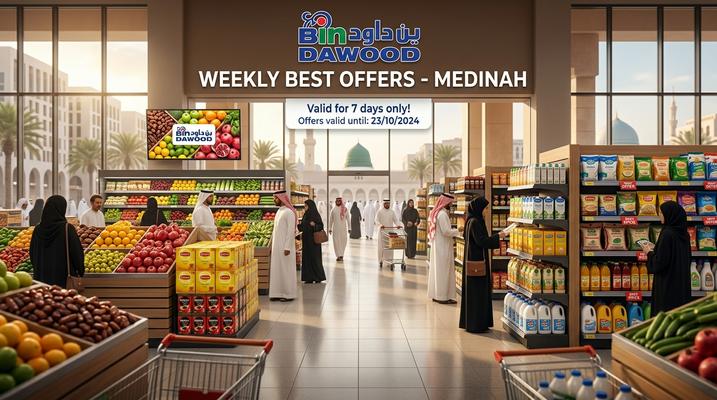 Bin Dawood Weekly Best Offers in Medinah, Saudi Arabia – Save Big on Groceries, Rice, Oils & More (Jul 22-28, 2026)