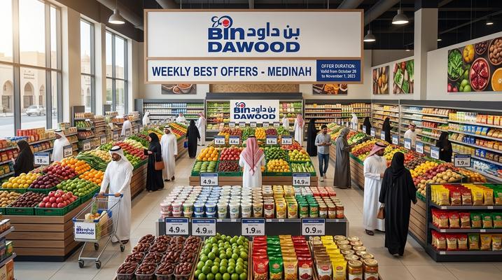 عروض بن داود الأسبوعية في المدينة المنورة السعودية من 22 حتى 28 أبريل 2026
