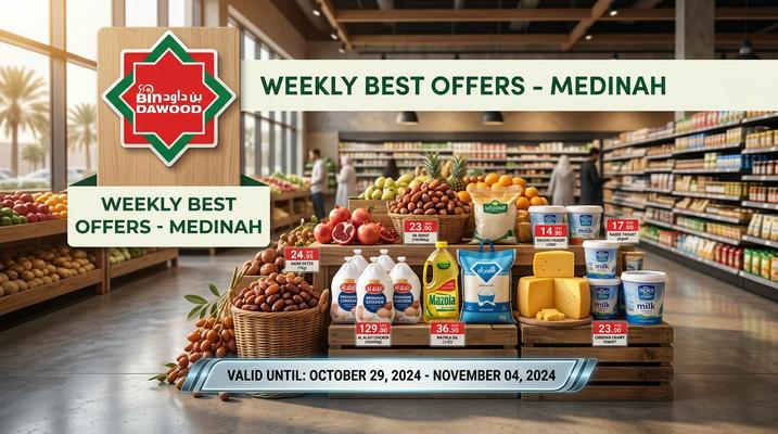 عروض بن داود الأسبوعية في المدينة المنورة - السعودية | خصومات تصل إلى 60%