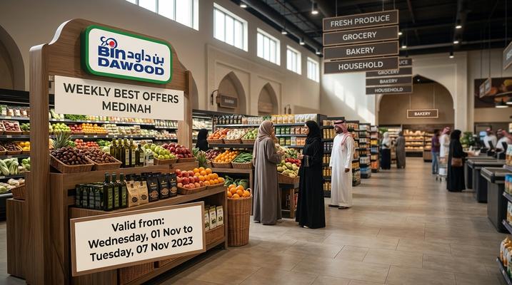 عروض بن داود الأسبوعية في المدينة المنورة السعودية من 15 حتى 21 أبريل 2026