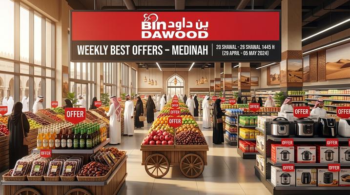 Bin Dawood Weekly Best Offers Medinah: Up to 74% Off in UAE & KSA – 29 Apr to 5 May 2026