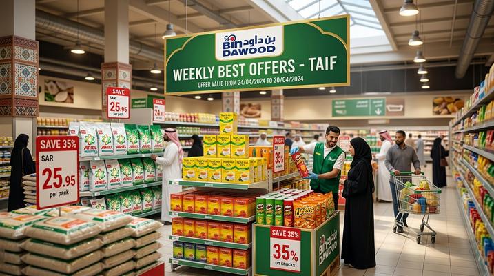عروض بن داود الأسبوعية الأقوى في الطائف - السعودية من 10 إلى 16 يونيو 2026