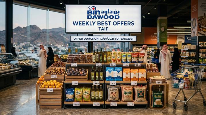 عروض بن داود الأسبوعية في الطائف السعودية من 22 حتى 28 أبريل 2026 – خصومات تصل 67%